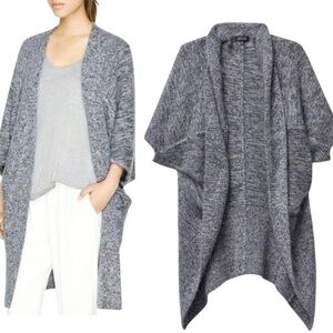 Babaton Javier Grey Cocoon Silk Cashmere Sweater S/M Womens Chiccore